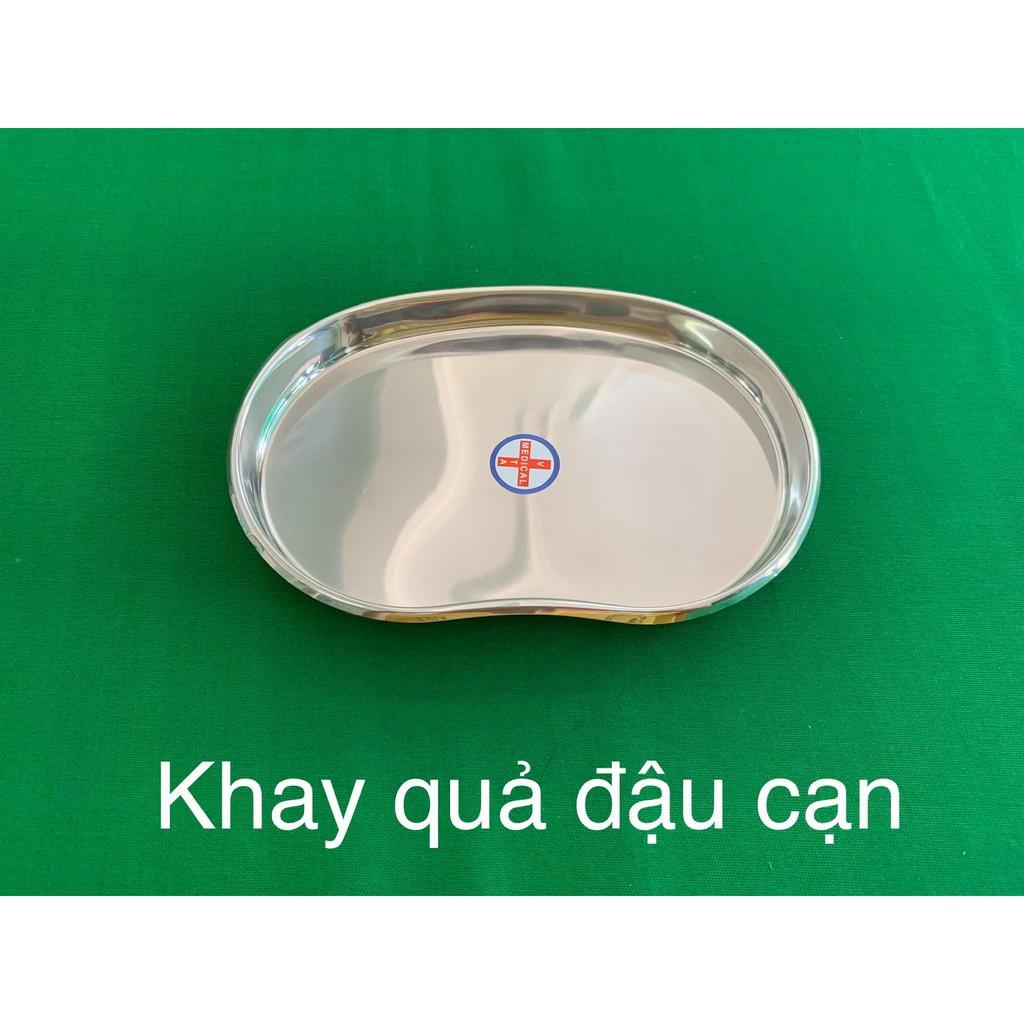 KHAY QUẢ ĐẬU CẠN INOX CAO CẤP ĐỰNG DỤNG CỤ Y TẾ