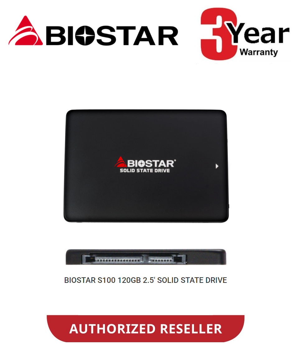 Ổ cứng SSD Biostar 120GB S100-SM120S2E31 - Hàng chính hãng