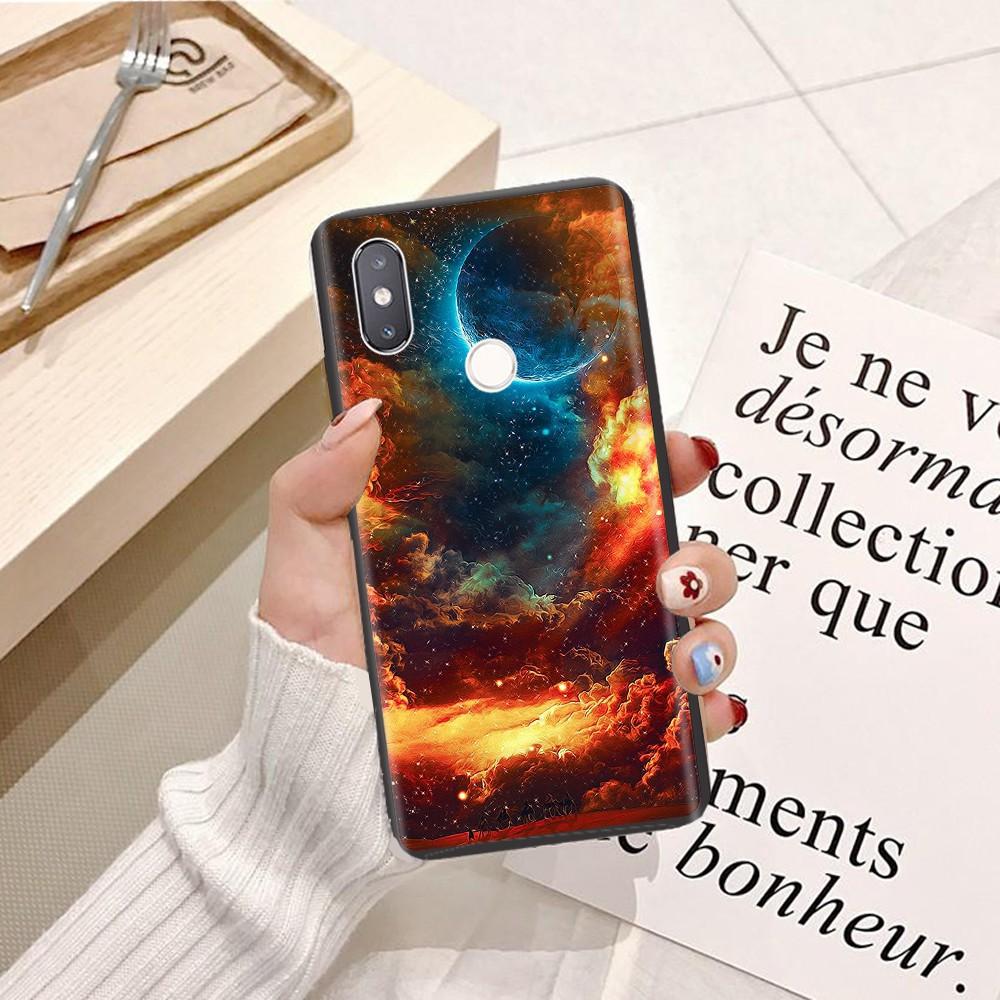 Ốp lưng dành cho điện thoại Xiaomi Mi 8SE Viền dẻo TPU hình Dải Ngân Hà - Hàng nhập khẩu