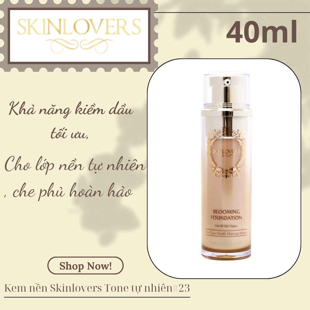 Kem Nền Trang Điểm Eveline Skinlovers Blooming Foundation