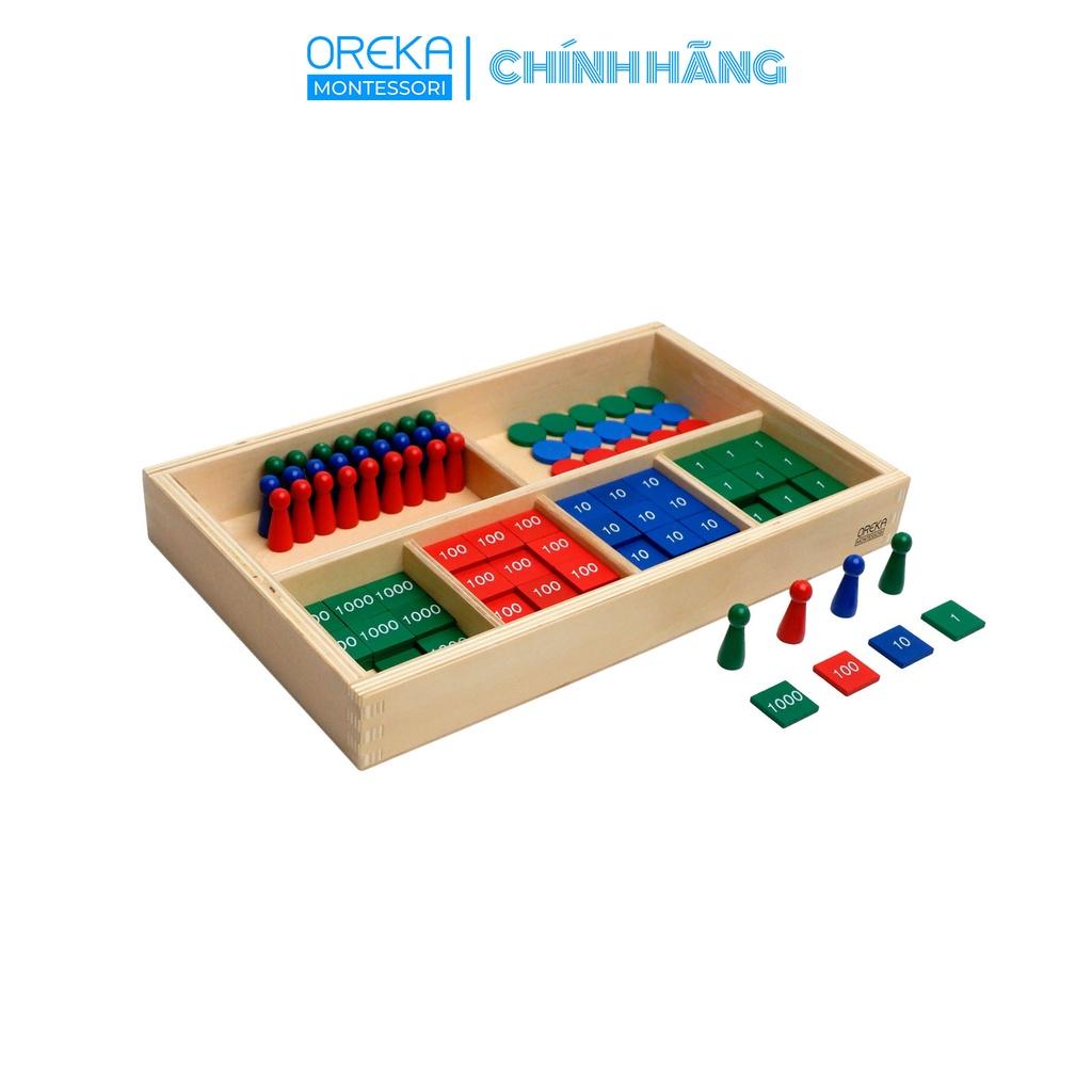 Đồ chơi trẻ em Oreka Montessori Trò chơi Tem số - 0540900