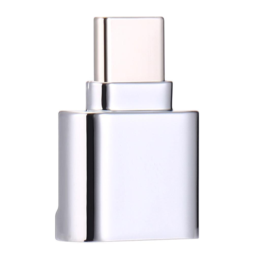 2 Pieces USB 3.1 Type-C Card Reader OTG HUB Adapter for Micro SD / TF
