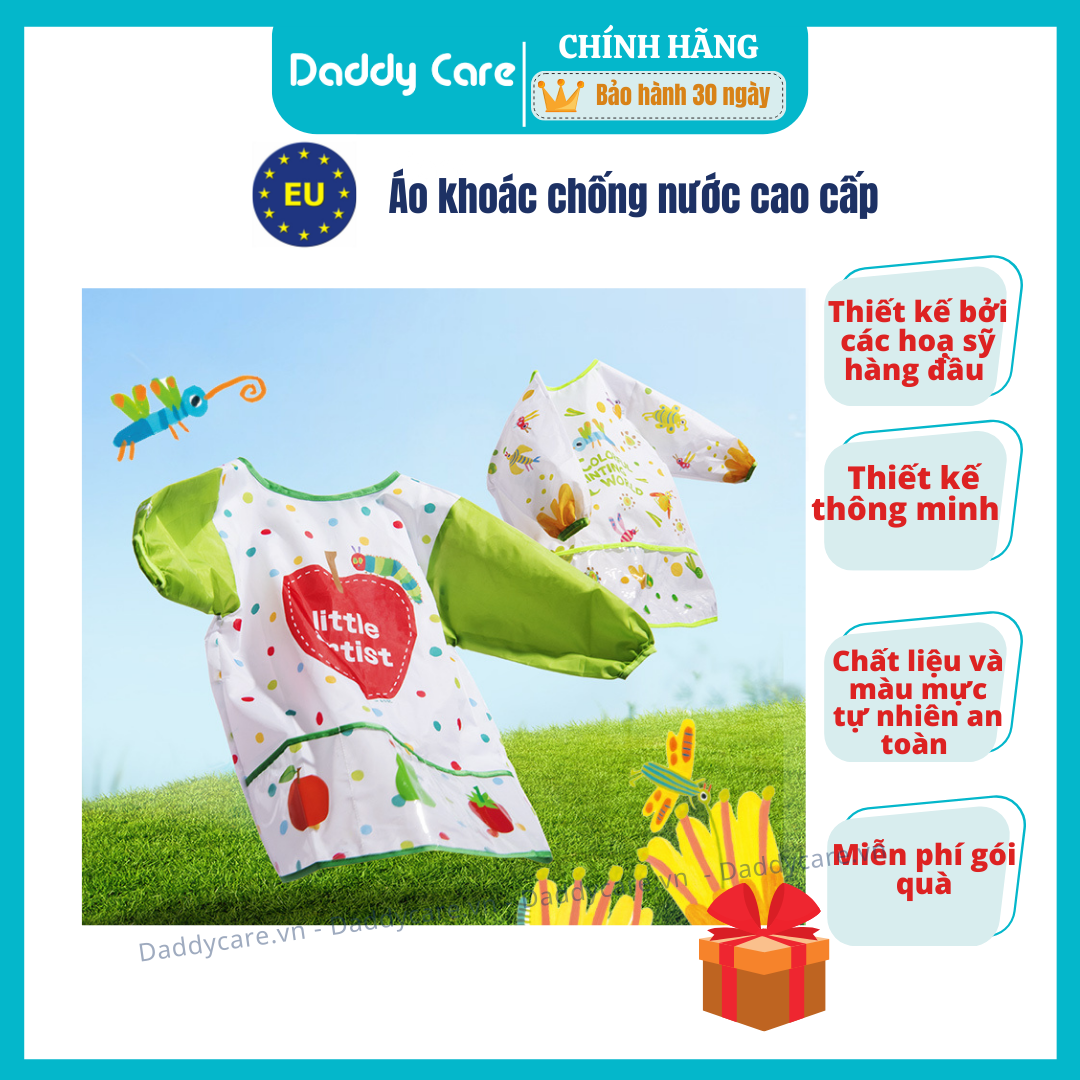 Áo Khoác Vẽ Tranh Mideer Chống Nước Cho Bé, Đồ Chơi Phát Triển Trí Tuệ Cho Trẻ Em Từ 2,3,4,5,6 Tuổi