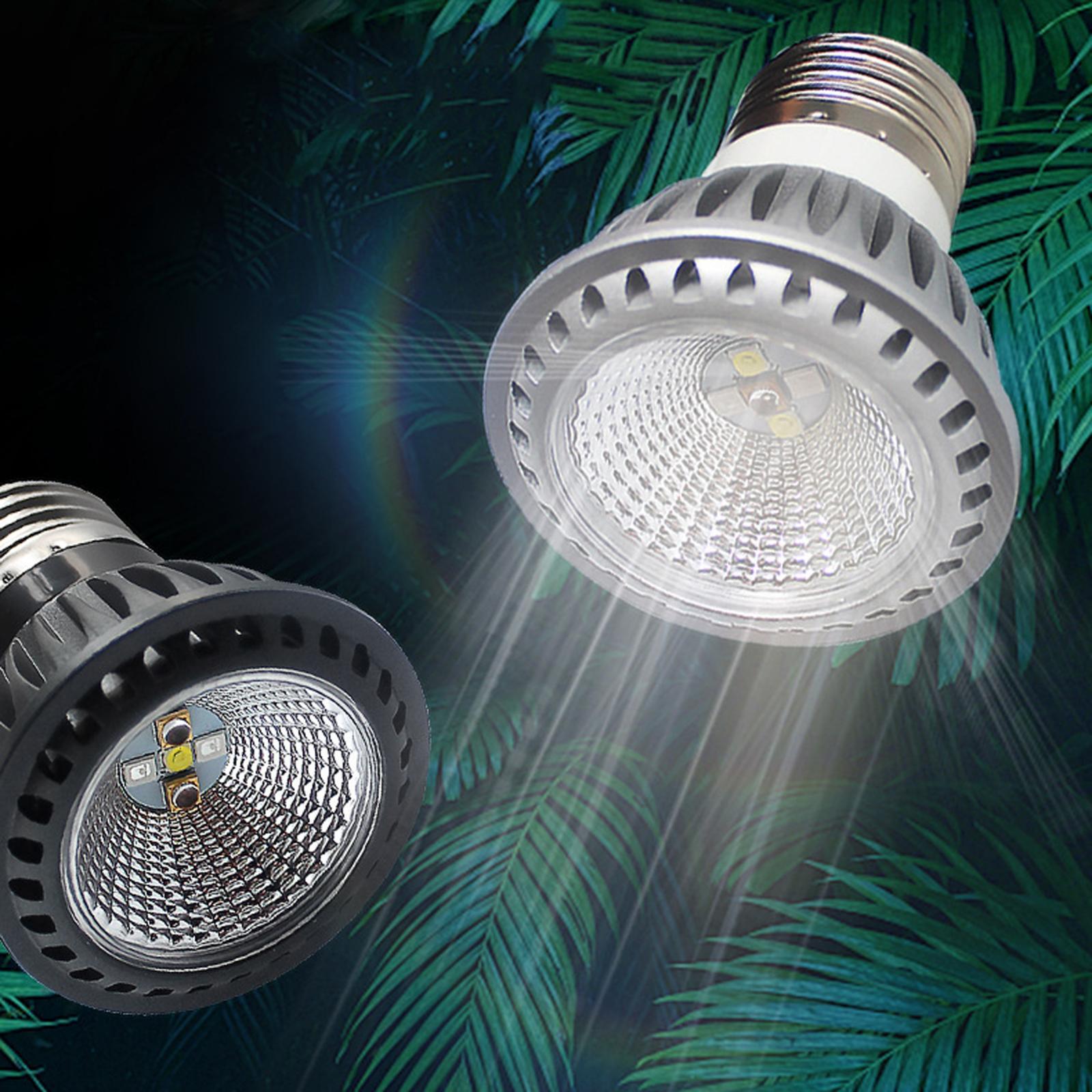 Ceramic Reptile Heating Light Full Spectrum E27 Basking Spot Lamp for Lizard Turtle