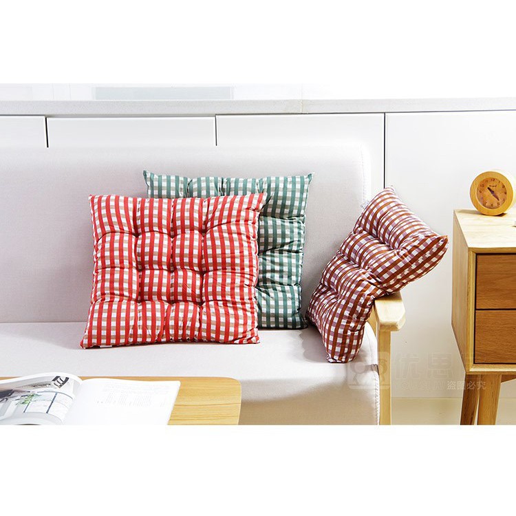 Nệm Ngồi CARO BUDECOR Kiểu Nhật Xinh Xắn
