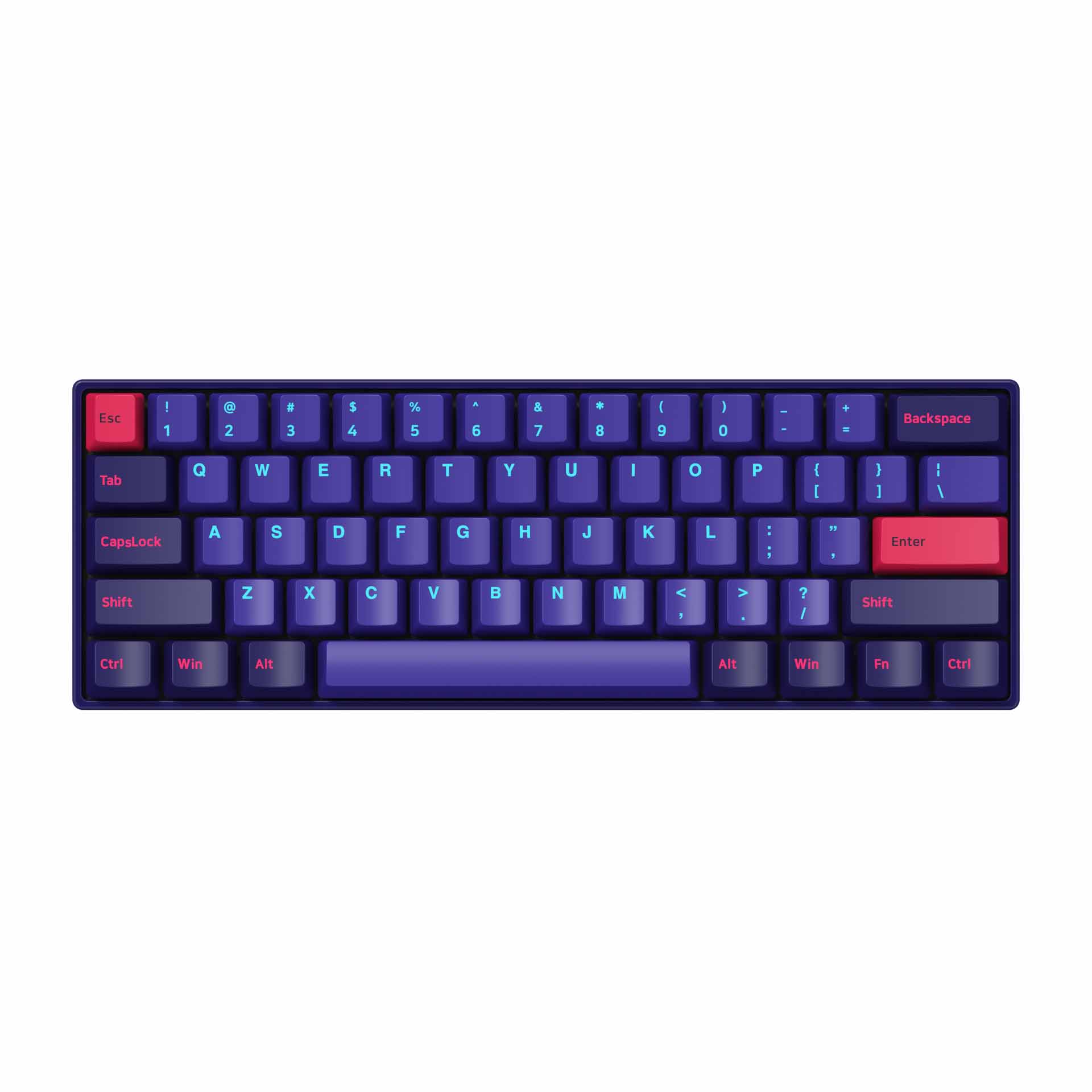 Bàn phím AKKO 3061S Neon RGB Bluetooth 5.0 - Gateron switch - Hàng chính hãng