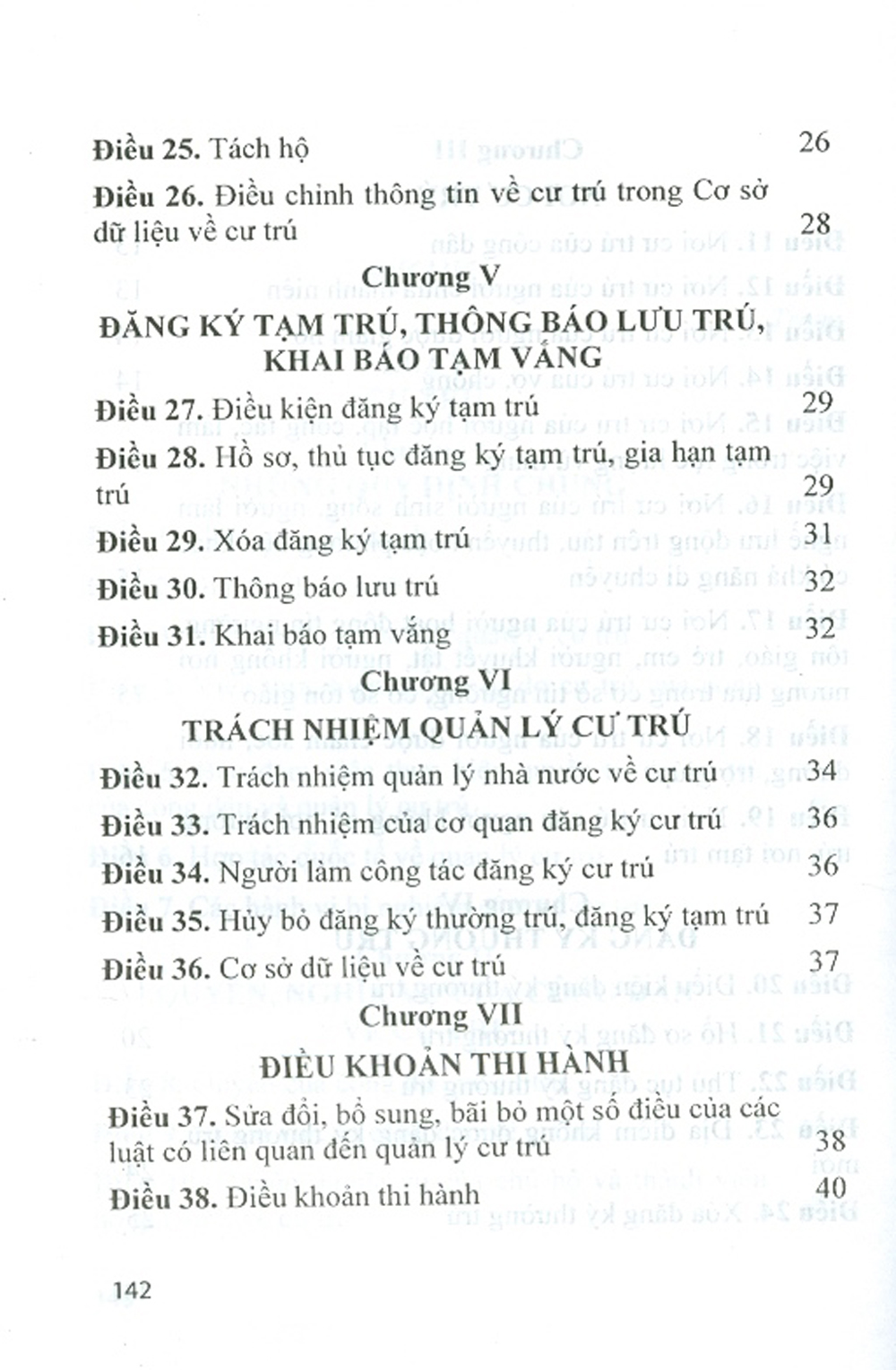 Luật Cư Trú Và Các Văn Bản Hướng Dẫn Thi Hành