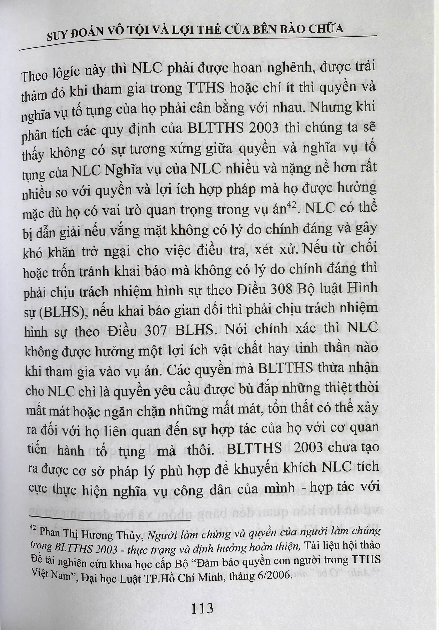 Suy Đoán Vô Tội Và Lợi Thế Của Bên Bào Chữa