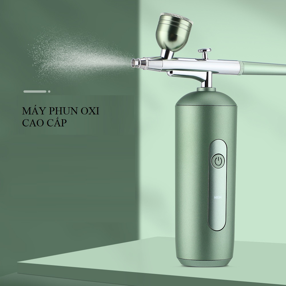 Máy phun Oxi Nano cầm tay áp suất cao Sothing, chăm sóc da, làm đẹp, cấp ẩm cho da- Hàng chính hãng