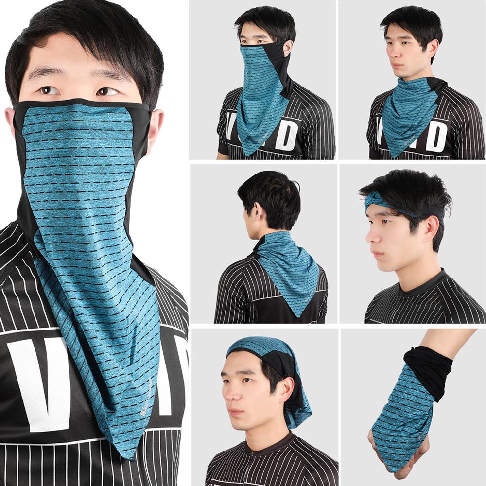 Khăn đa năng che mặt bằng vải lụa chống gió lạnh ngoài trời