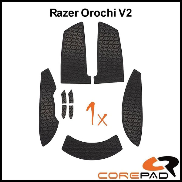 Grip tape miếng dán chống trượt Corepad Soft Grips Razer Orochi V2 - Hàng Chính Hãng