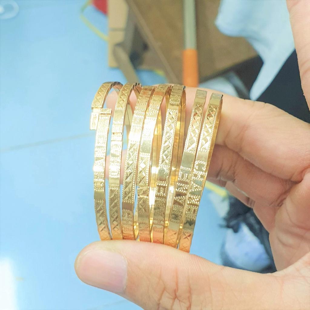 Siêu Phẩm Ximen Bộ 7 Vàng Chấm Viền Vonfram Cao Cấp- Dùng vĩnh viễn thoải mái nước mồ hôi muối