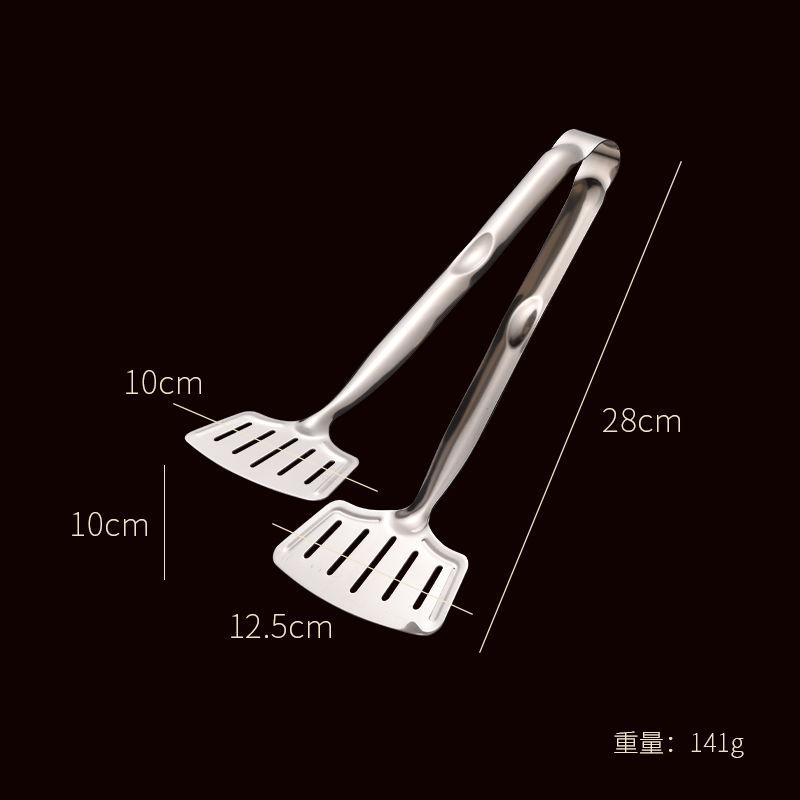 Đồng Hồ Nam Dây Thép Không Gỉ Bít Tết Xẻng Chiên Cá Hiện Vật Vật Dụng Nhà Bếp Không Dính Xúc Biến Cá Kẹp Nướng Kẹp Tỳ Hưu Dụng Cụ
