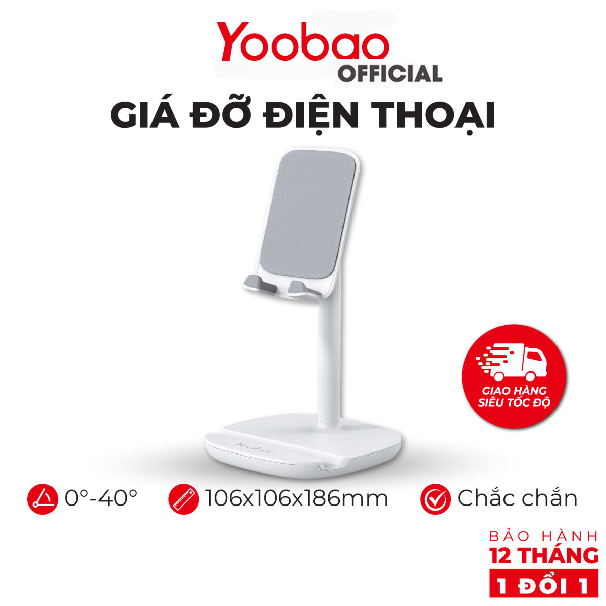 Giá đỡ điện thoại để bàn YOOBAO B1 Màn hình 4-11 inch- Khung gấp gọn-