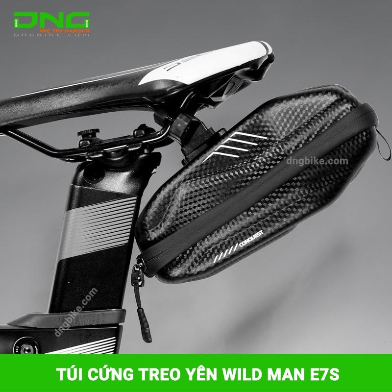 Túi cứng treo YÊN xe đạp chống nước WILD MAN E7S