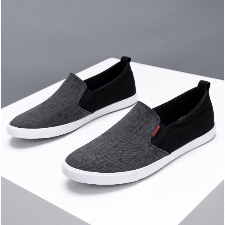 Giày lười vải nam - Slip on vải nam - Mã A2109