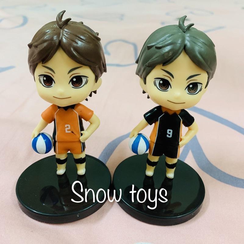 Mô hình Haikyuu - 4 nhân vật Vua bóng chuyền Hinata Shoyo Kageyama Tobio Koshi Sugawara Oikawa Toru Haikyu