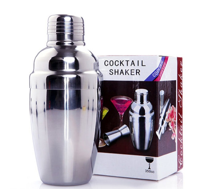 Bình shaker inox - bình lắc inox - bình shake inox pha chế cocktail trà sữa đủ các cỡ 350ml-550ml-750ml đẹp