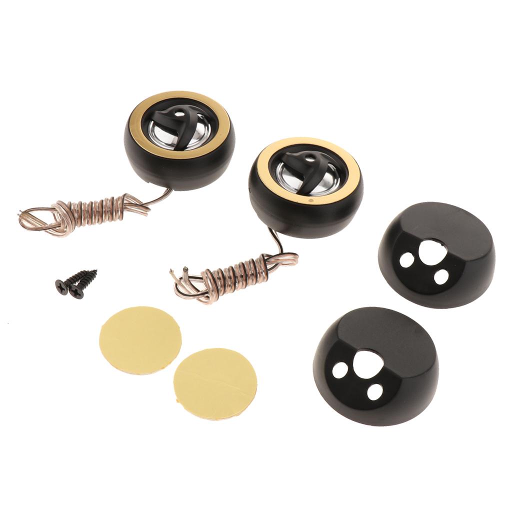 1 Pair of 25mm Car Silk Dome Tweeter Speakers Treble