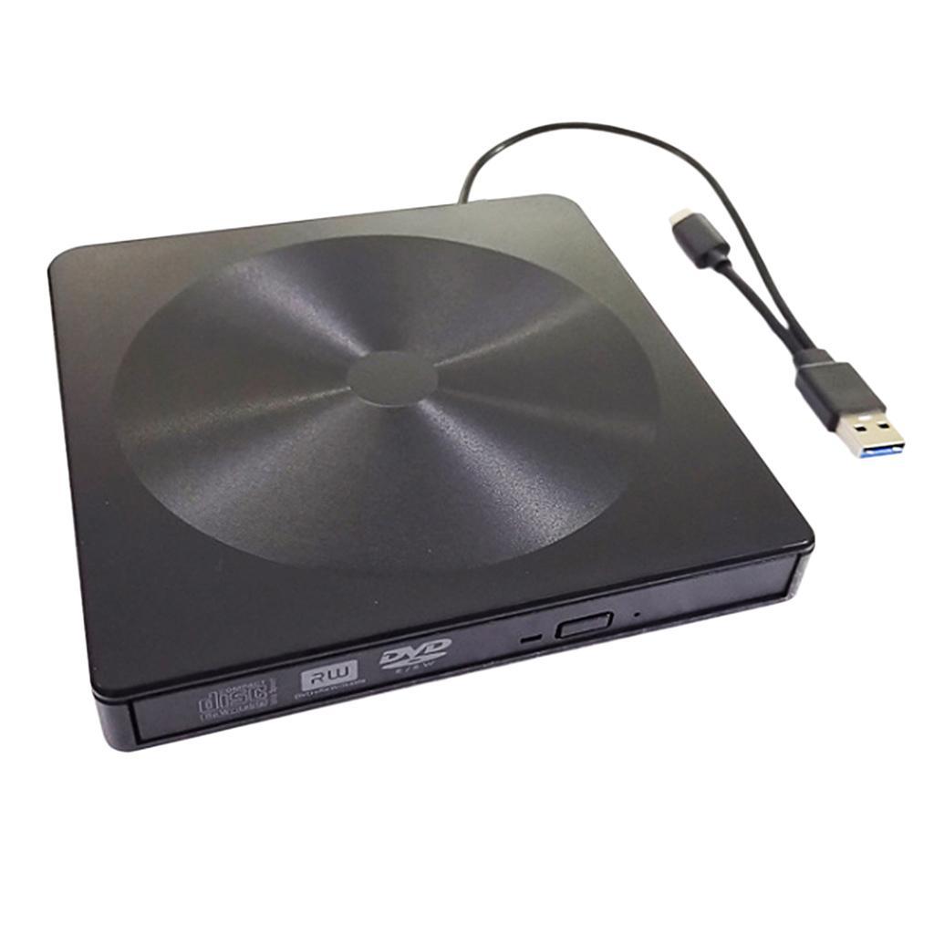 USB 3.0 External Portable Combo Player DVD CD Burner ReWriter Drive Black