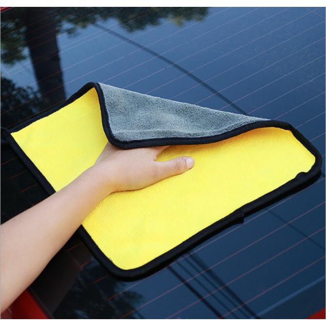 Khăn lau đa năng 2 Mặt Siêu Thấm Cực Dày Không Đổ Lông Chuyên Dụng Cho Xe Hơi- Hoàng Đông shop