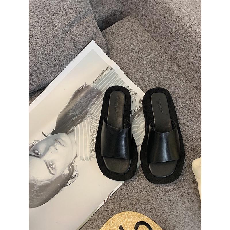 Dép SanDal Quai Ngang Quai Chéo Ullzang Hàn Quốc Đế 3cm G117
