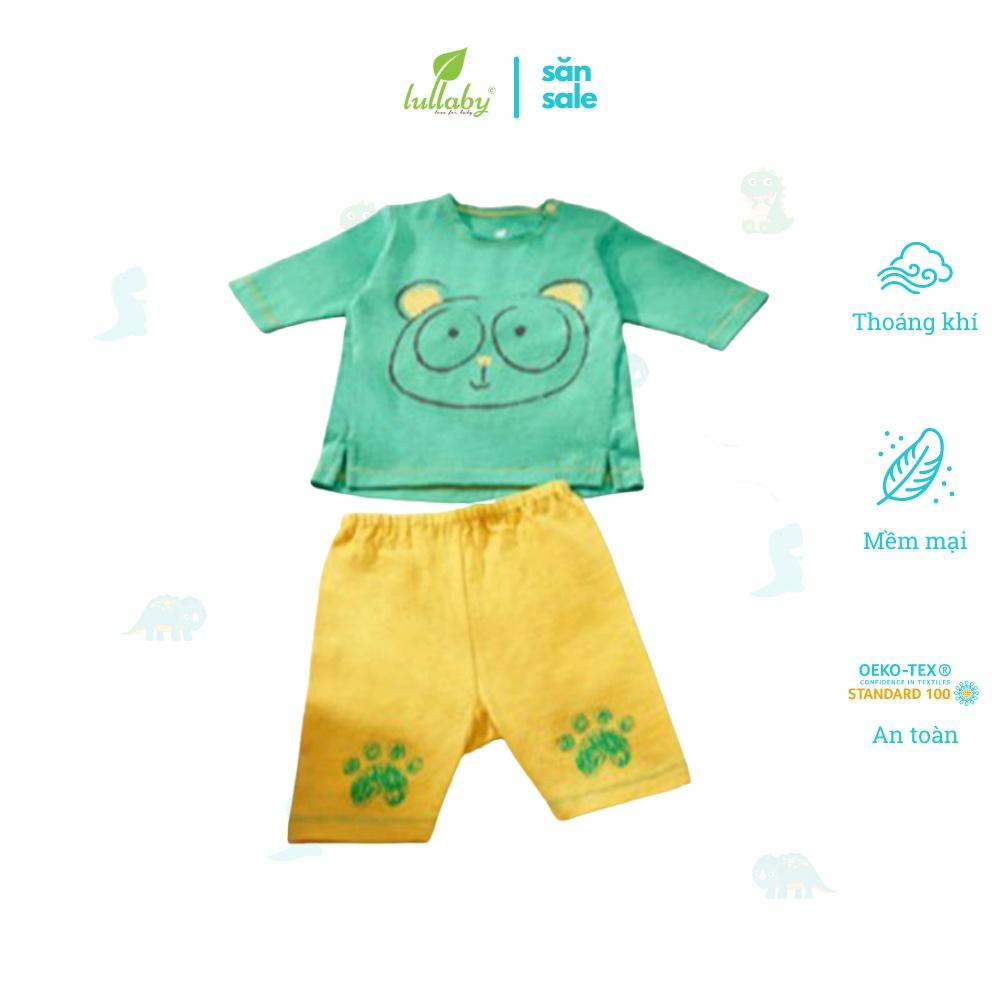 Bộ tay lỡ Lullaby cho bé trai NH78B Xanh Green