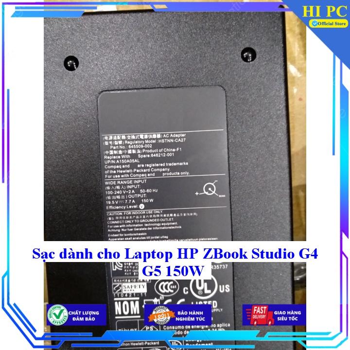 Sạc dành cho Laptop HP ZBook Studio G4 G5 150W - Kèm Dây nguồn - Hàng Nhập Khẩu