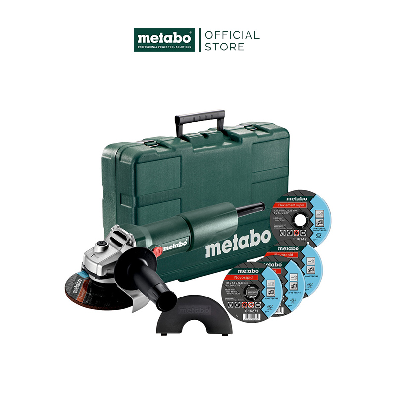 Máy Mài Góc Metabo W 750-125 SET (Ø125mm)