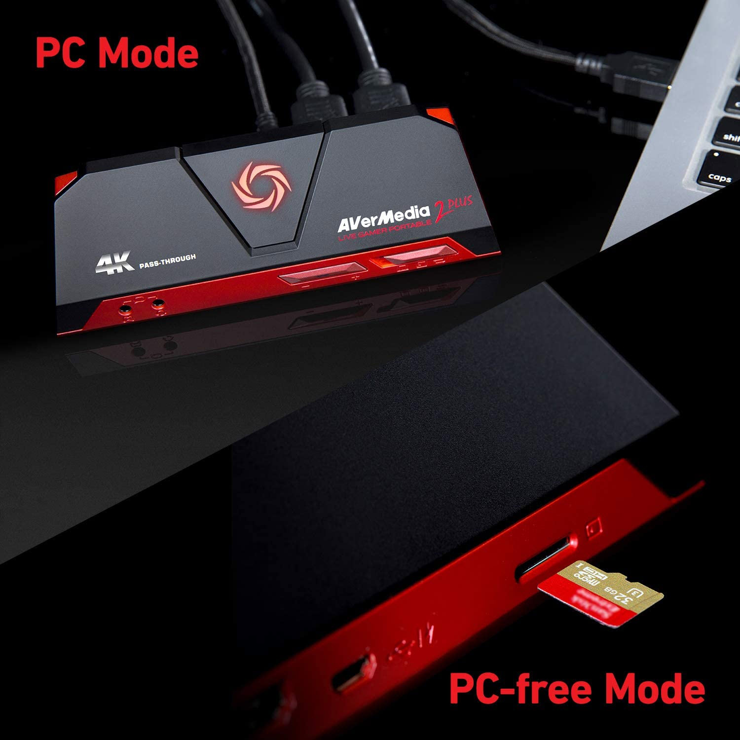 Thiết Bị Ghi Hình và Livestream Avermedia 2 Plus GC-513 Cho Gamer Độ Phân Giải Ultra HD 4K AnZ - Hàng Chính Hãng