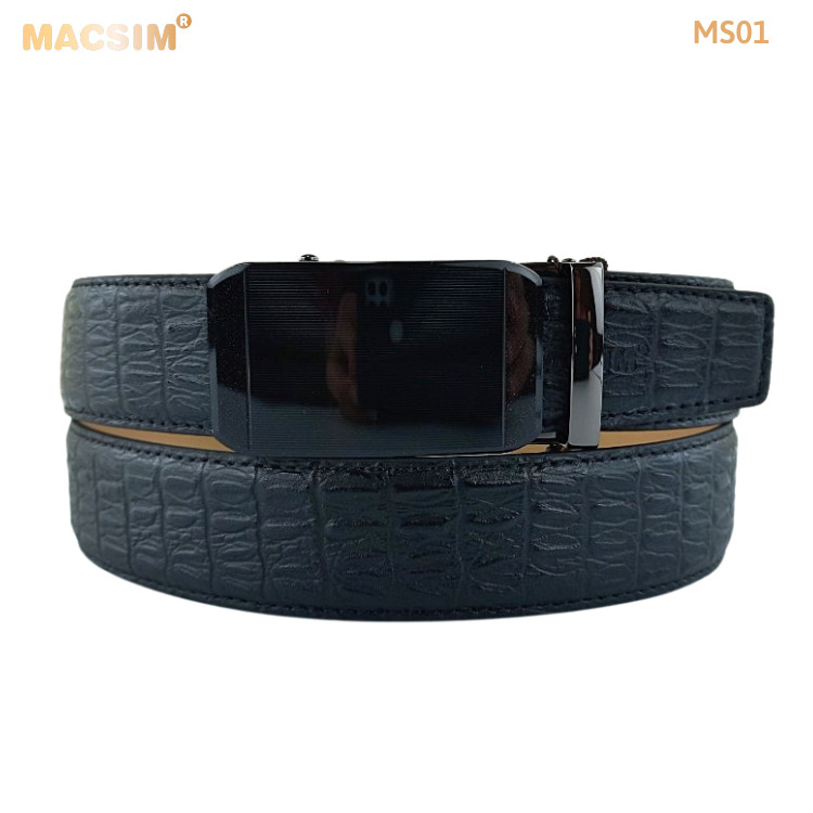Thắt lưng nam da thật cao cấp nhãn hiệu Macsim MS01