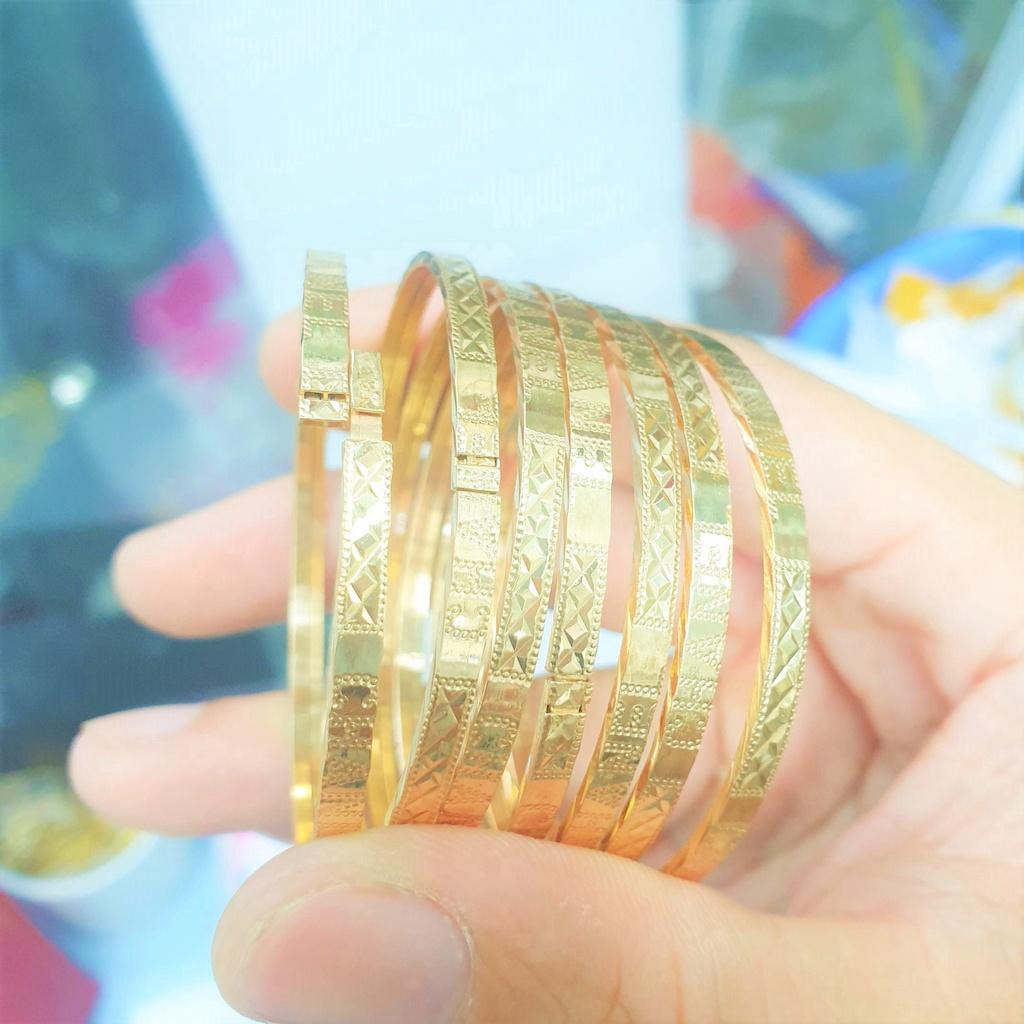 Siêu Phẩm Ximen Bộ 7 Vàng Chấm Viền Vonfram Cao Cấp- Dùng vĩnh viễn thoải mái nước mồ hôi muối
