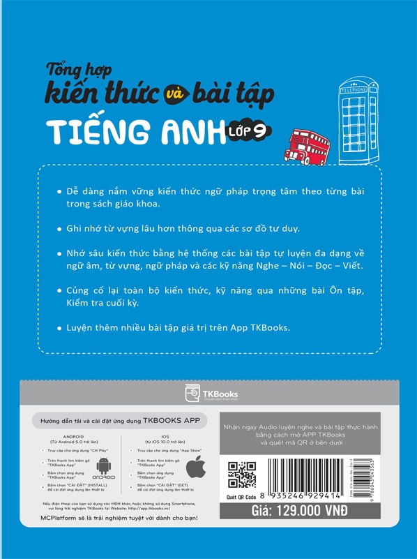 Tổng Hợp Kiến Thức Và Bài Tập Tiếng Anh Lớp 9 - TKBooks