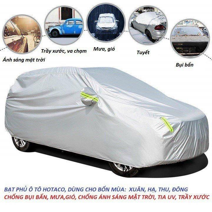 Bạt phủ trùm xe ô tô Toyota Camry , bạt vải dù Oxford đậy bao trùm xe oto sedan 5 chỗ , áo trùm bảo vệ xe