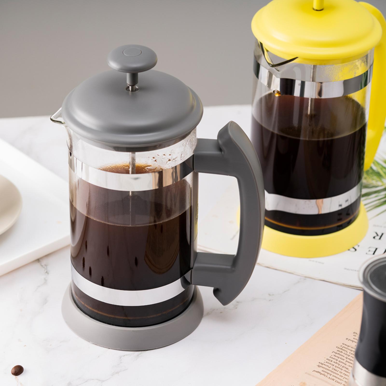 French Press Coffee Maker, 34OZ Coffee Maker, Heat Resistant Borosilicate Glass Tea Maker