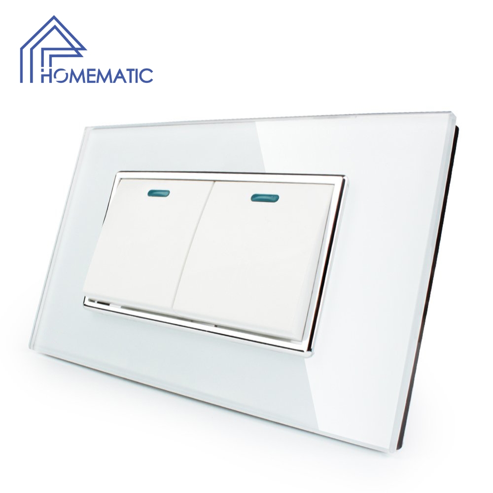 Công tắc mặt kính cường lực chữ nhật1-4 phím VL-C81C33