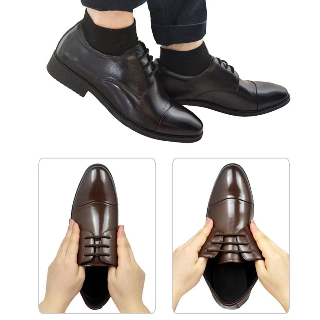 24 Pieces Adults Easy No Tie Shoelaces Elastic Silicone Round Shoe Laces