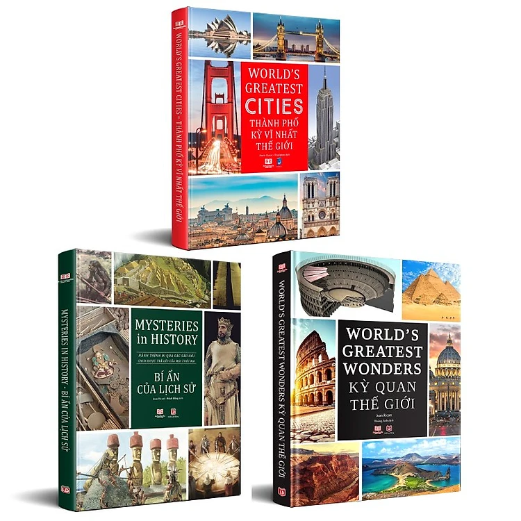 Combo Sách Bách Khoa Toàn Thư - Tổng Hơp Kiến Thức Bách Khoa Cho Mọi Lứa Tuổi - Á Châu Books, Bìa Cứng In Màu