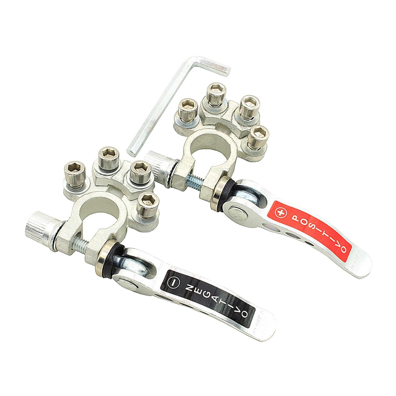 Car Battery Terminal Connectors for SAE / JIS Type A Posts with Wrench