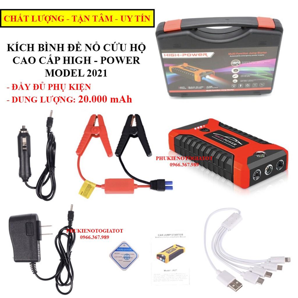 Bộ Kích Bình Đề Nổ Cứu Hộ Ô Tô Xe Hơi Khẩn Cấp Đa Năng Cao Cấp HIGH POWER