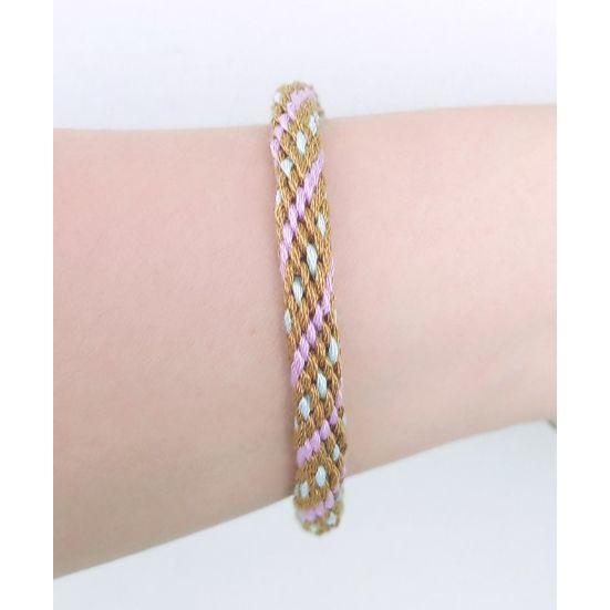 Vòng tay vòng chân may mắn - chấm - Wendy-Friendship bracelet -Vòng tay tình bạn-Vòng tay bạn bè handmade DIY