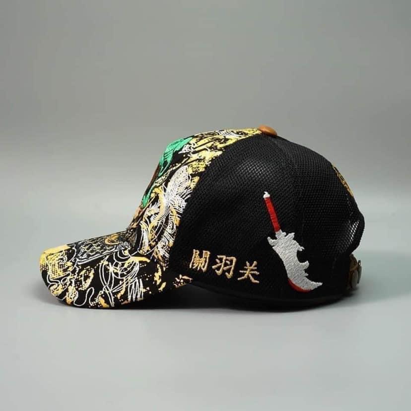 Nón kết, mũ lưỡi trai Quan Vũ phối vải jeans form chuẩn thời trang siêu đẹp (Ảnh thật)