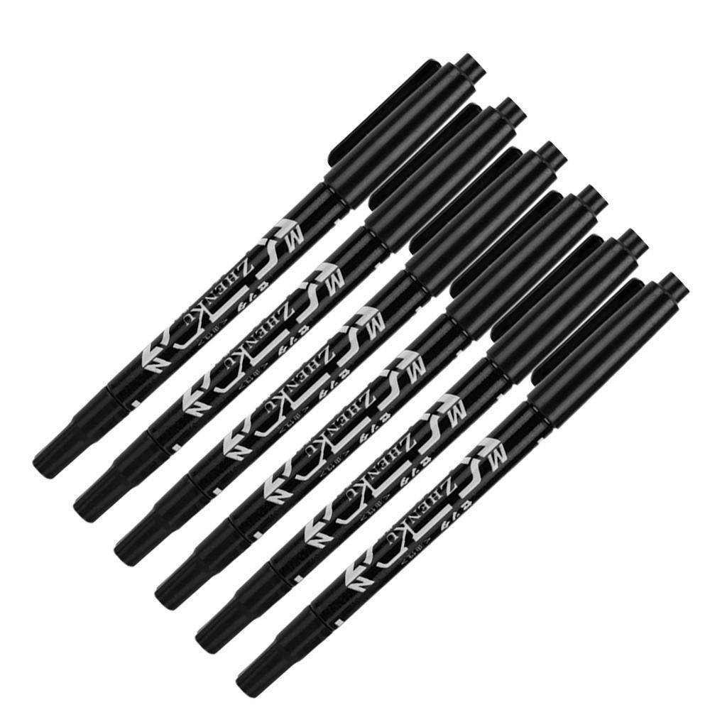 18Pcs Tattoo/ Piercing Skin Marking Pen Double Ended Marker w/Fine&Thick Tip