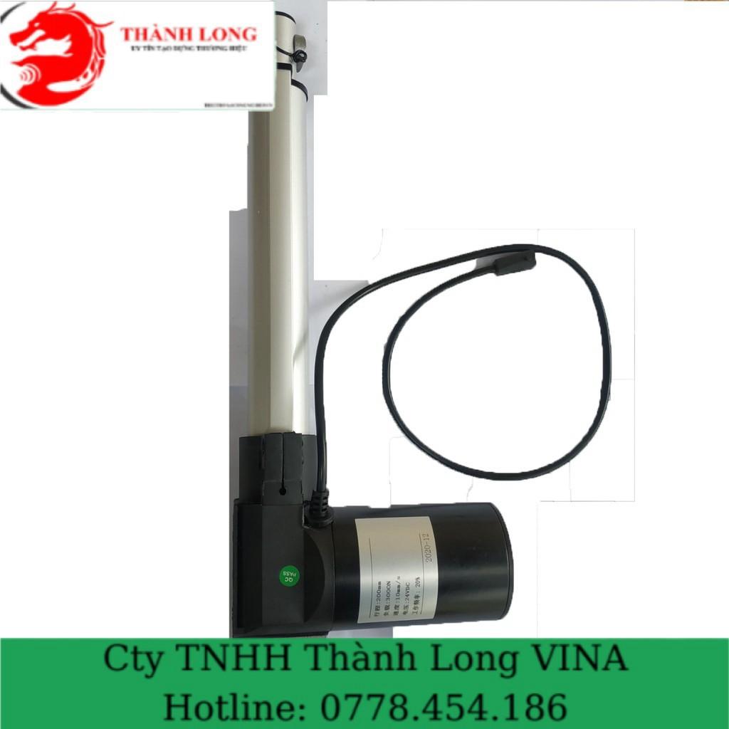 Xilanh điện 24V tải trọng 50kg tốc độ 30mm/s hành trình từ 50mm đến 950mm