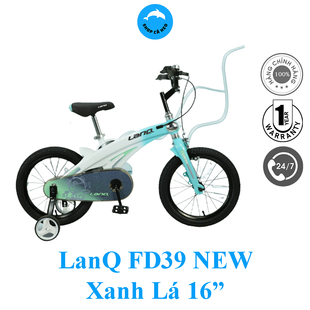 Xe Đạp Trẻ Em Giá Rẻ LanQ FD39 NEW Kiểu Dáng Thể Thao Dành Cho Bé Từ 2 Đến 7 Tuổi