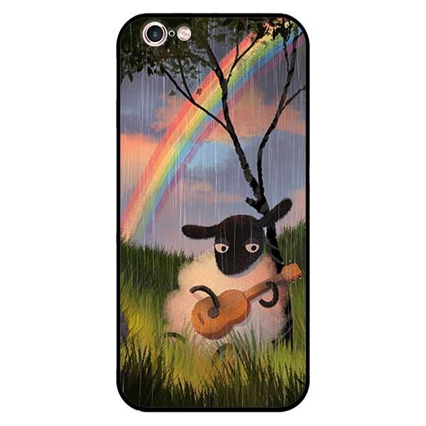 Ốp lưng dành cho iPhone 6 / 6s / 7 / 8 / 7 Plus / 8 Plus / SE 2020 - Cừu Đàn Ca Dưới Mưa