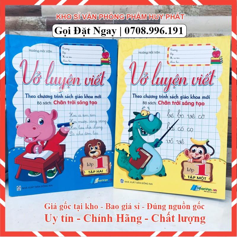 VỞ LUYỆN VIẾT CHỮ ĐẸP THEO CHÂN TRỜI SÁNG TẠO