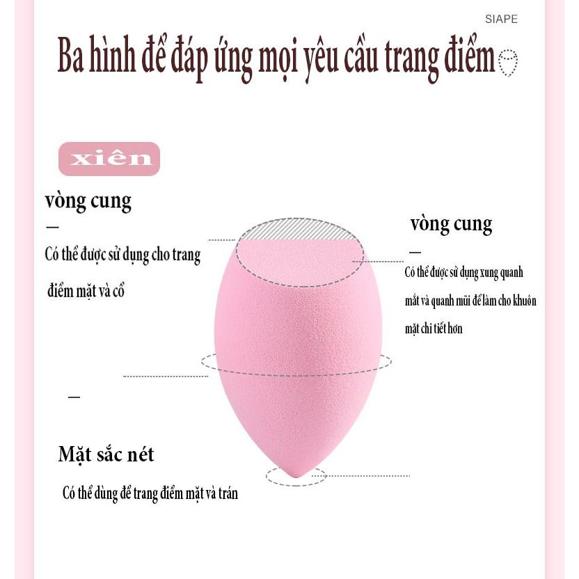 3 bông mút trang điểm siêu hot mềm mịn,chất liệu cao su non cao cấp màu ngẫu nhiên