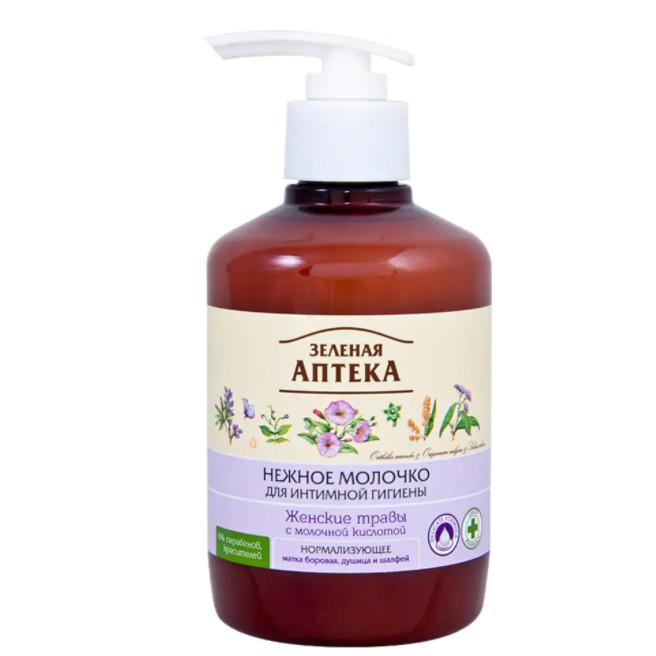 Dung Dịch Vệ Sinh Phụ Nữ Zelenaya Apteka Dạng Sữa Trung Hòa Chiết Xuất Thảo Mộc 370ml