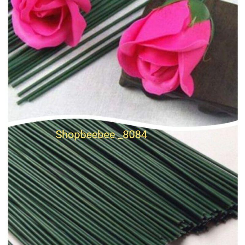 Set 100 cành kẽm thép làm thân hoa